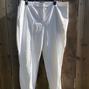 Ankle High Rise Express White pants